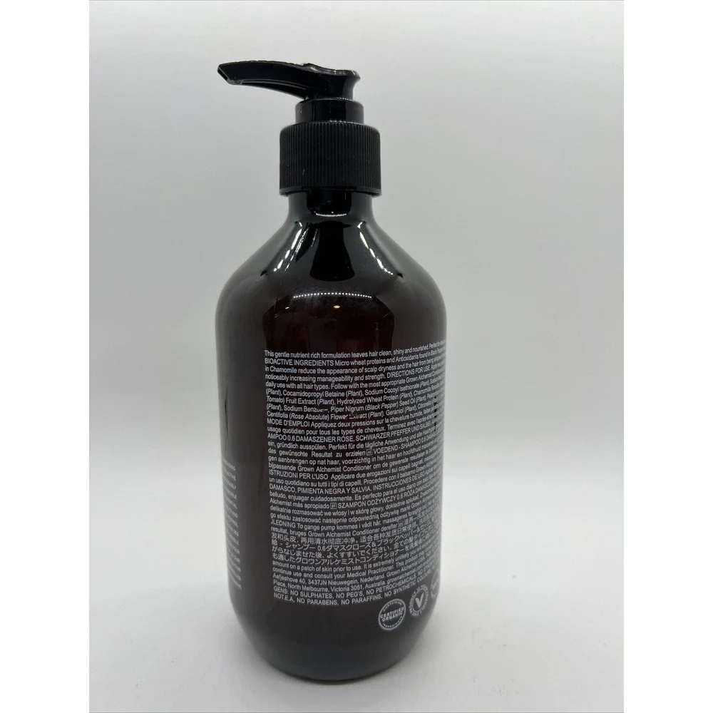Grown‎ Alchemist Haircare Damask Rose, Black Pepper & Sage Shampoo 16.90 oz NEW